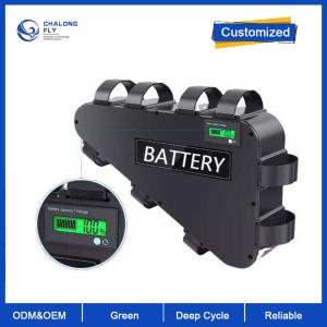 China Li Ion Customized Triangle Ebike Battery 36v 48v 52v 72v factory