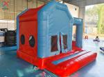 Manufacturer Custom Color Splicing Inflatable Elastic House Trampoline