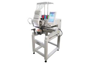 China Small Size Multi Color Embroidery Machine For Cap Tshirt Flat Low Noise factory