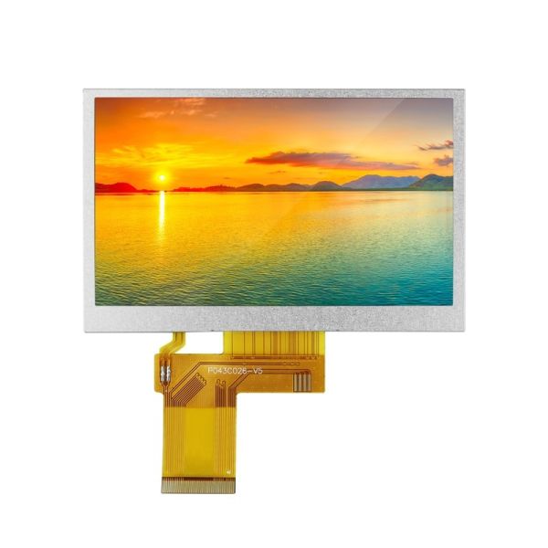 China Polcd 4.3 Inch TFT LCD 480x272 Resolution RGB interface 4.3" TFT LCD Module Panel factory