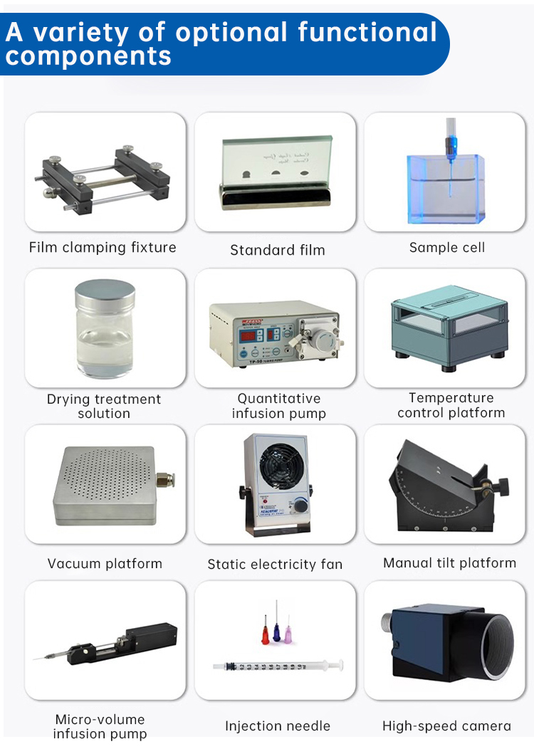 BXT-PUOU180 Automatic Contact Angle Tester for Surface Tension Measurement