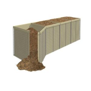 China 4mm Wire Gauge Square Hole Welded Wire Mesh for Flood Protection Barrier Bastion Wall factory