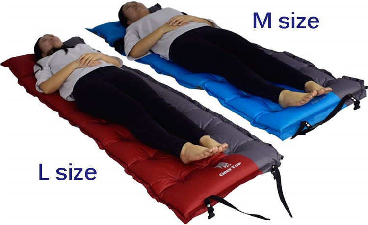 0.35kg Travel Honeycomb Self Inflating Camping Mattress