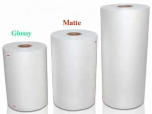 China 30mic Matte Bopp Thermal Laminate Film Roll 20 Mic 3600m Length factory