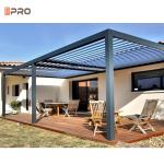 Patio Modern Aluminum Pergola Intelligence Bioclimatic Motorized Metal 4*3