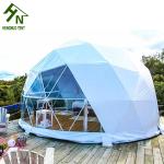 Galvanized Steel Frame Geodesic Hotel Dome Tent Wih Full Necessory Decoration