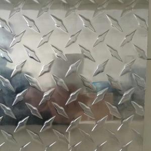 China Plates Aluminum Alloy 6061- T651 Checkered Sheet With A Material Certificate EN 10204 3.1 factory