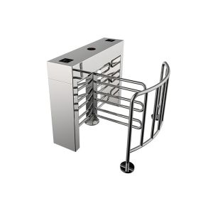 China Integrated Security Half Height Turnstile U Shape Wing Access Control System on sale