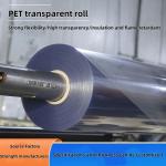 Wholesale 1mm Transparent PET Sheet Rolls 0.5mm 0.6mm Clear Plastic PET Sheet