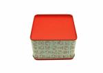 Heat Transfer Printing Metal Tin Box Square Cookie Packaging Food Grade Tins