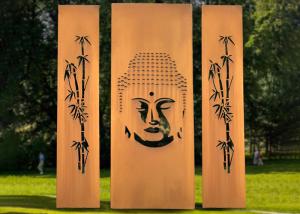 China Height 1500mm Corten Steel Garden Screens factory