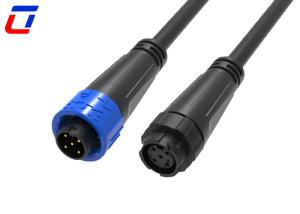 China M16 5 Pin Waterproof Circular Connector Female To Male 300V Push Lock factory