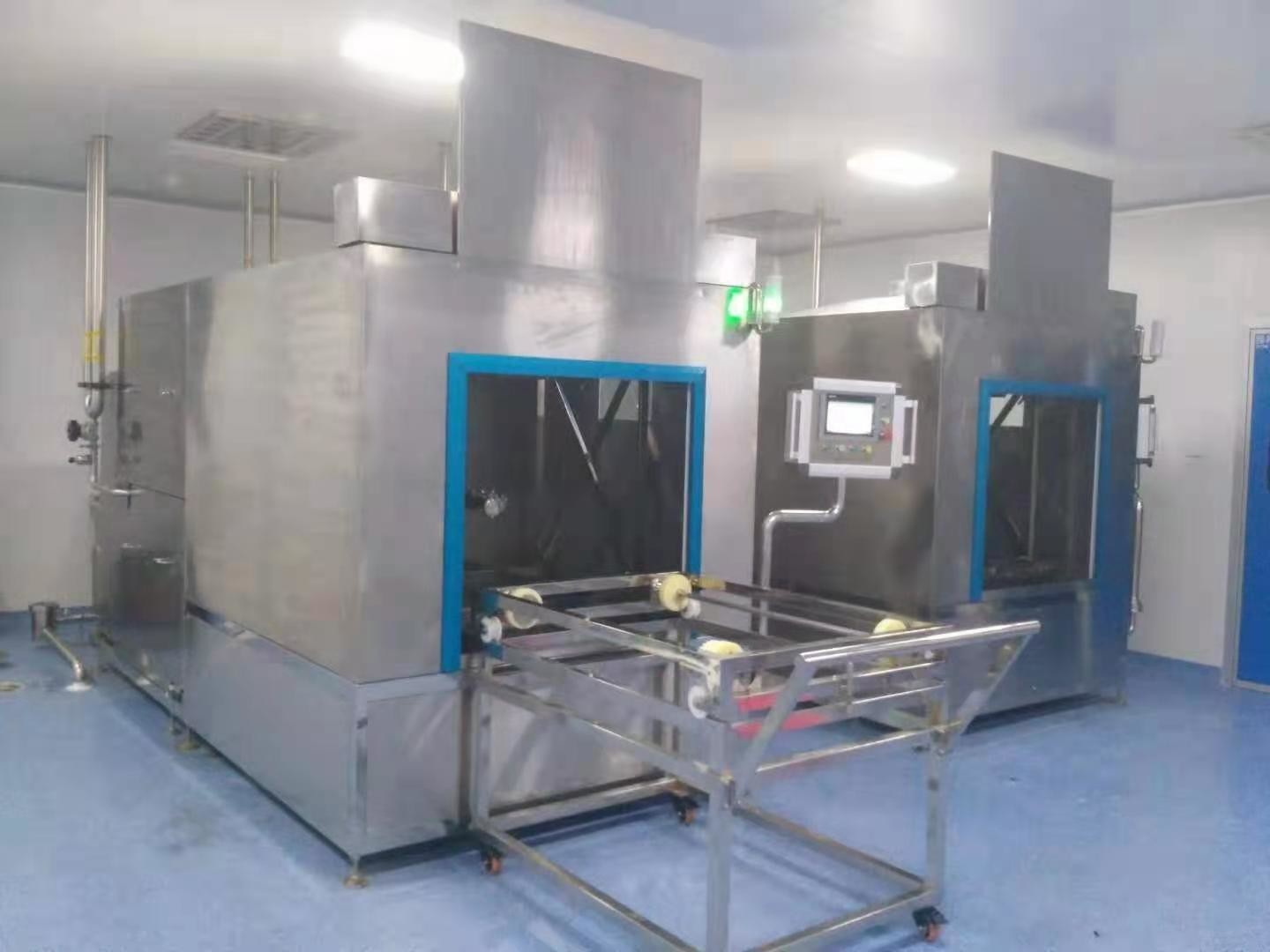 Auto Pre-washing, cleaning, rinsing, flushing, and drying process tumble dryer basket cleaning machine