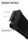 Solar 2 USB Charging Port 5V 2.4A Output PBS5 Portable Power Bank