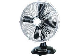 China 3 Speed Retro Metal Table Fan 12 Inch 110V 50Hz 45W With 3 Aluminium Blade factory