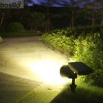 IP65 Waterproof Outdoor Solar Security Lights 1W LED Garden Spotlights​