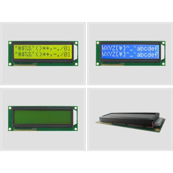 LCD 16x2 Alphanumeric Display 16 PIN Flexible LCD Modules With Multi Color