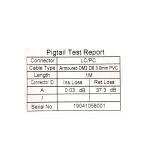 UPC APC Fiber Optic Patch Cord , multi mode LC Fiber Pigtail