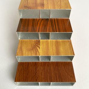China 6m 6063 T5 Anodized Wood Finish Aluminium Profiles factory