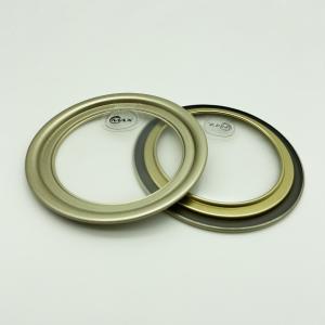 China 211 65mm Gold Lacquer Peel Off End For Canned Olives factory