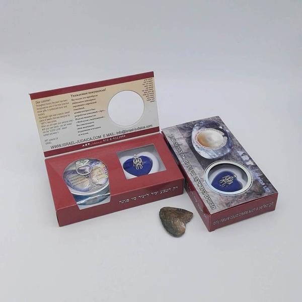 Custom Color Box Natural Love Pearl Necklace Gift Box With can Open Cage Pendant