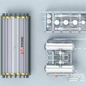 China 1000NM3/H Hydrogen Generator Electrolysis Up To 99.999% Output Purity factory