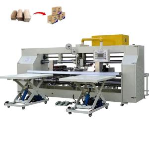 China 45mm E Double Pieces Stitching Machine for Plastic Packaging Material Speed Stitching factory