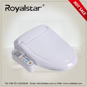 China Electric Hygienic Heated Toilet Seat Bidet , Automatic Toilet Seat ABS Plastic Cover factory