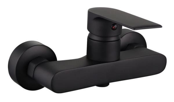 Single Handle Kitchen Faucet Ceramic Cartridge Black Resin Coated Finishing Taps