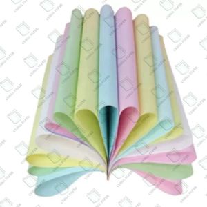 China Printing Paper Rewritable NCR Bank Statement Paper Blue/Black Image Carbonless Paper on sale