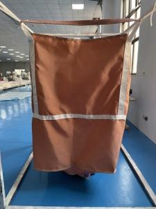 China 1 Tonne Anti-Sifting Container Liner Bags 6mil Waterproof Cargo Bags for Industrial factory