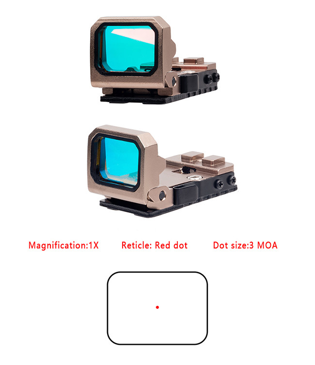 ANS Hunting Accessorie Holographic Red Dot Sight Objective Lens 22mm X 16mm
