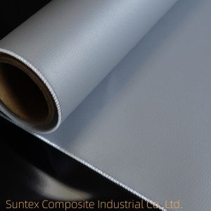 Weather Resistant Thermal Pipe Insulation Jacket Fibreglass Cloth Roll Silicone