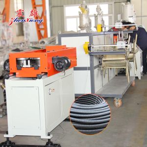 Single Wall Corrugated Plastic Pipe Machine Easy Mold Change Fast Output