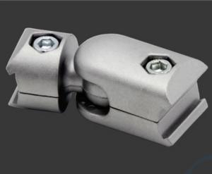 China Supplier Aluminum Tube Connector External Type 90 ° External Joint Lean Tube Connector Fastener factory