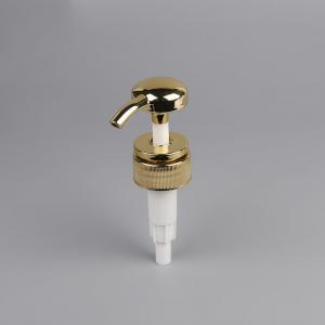 China Aluminum Lotion Dispenser Pump 24/410 Gold Shampoo factory