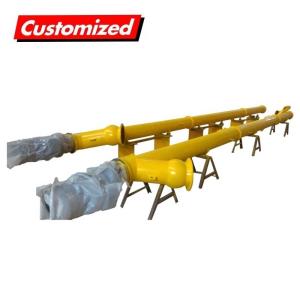 China OEM Industry Flexible Cement Screw Conveyor With Stainless Steel Material factory
