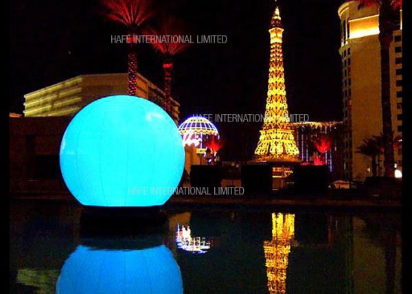 1000W Inflatable Lighting Decoration Balloon Floating Advertising For Water