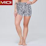 Compression Butt Lift Stretch Sublimation Print High Rise Workout Shorts