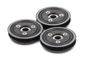 China Roller Guide HRA 88 Wire Guide Pulley Wheel With Bearing AL2O395% Material on sale