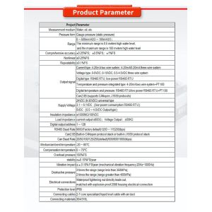 UNIVO UBPT500-601SY Explosion-proof Liquid Level Sensor for Monitoring 0.5-100m