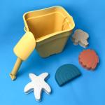 Durable Silicone Beach Toys Food Grade Silicone Beach Bucket Set For Kids