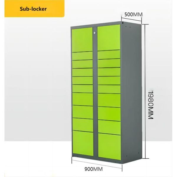 21.5Inch Screen Electronic Storage Locker Main Locker And Sub Locker