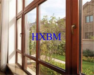 China Energy Saving Aluminum Clad Wood Windows Anti-Shaping With German Hardware factory