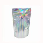 Mylar Phone Case Holographic Zipper Bag PVC Holographic Printed Plastic