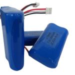 7.4V 2600mAh 18650 Cell Battery Pack With 3 Leads And 3-Pin Contact For Pos
