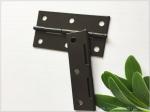 Black Color Painting Heavy Duty Door Hinges , Durable Garage Door Hinges Water