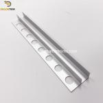 Thick 0.9mm Tile Trim Profiles Aluminum alloy 6063 T5 Bathroom Glass