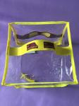 Non Woven PVC Packing Bag , PVC Zipper Bag Logo Printing For Promotion