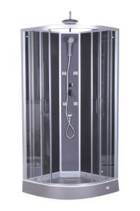 China Commercial Residential 850 X 850 Quadrant Shower Enclosure With Massage Jets factory